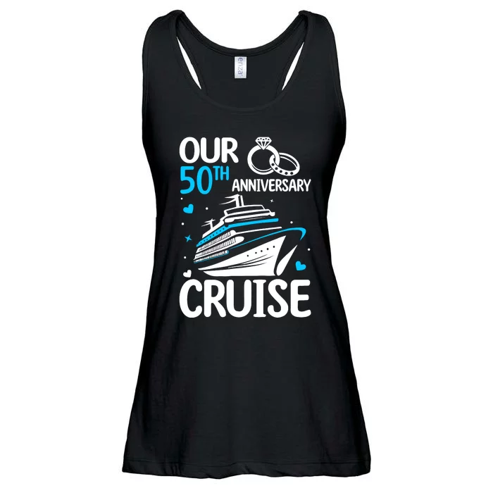 Our 50th Wedding Anniversary Cruise 50 Years Anniversary Ladies Essential Flowy Tank