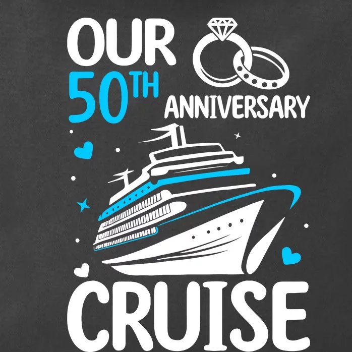 Our 50th Wedding Anniversary Cruise 50 Years Anniversary Zip Tote Bag