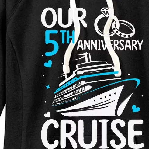 Our 5th Wedding Anniversary Cruise 5 Years Anniversary Women's Fleece Hoodie