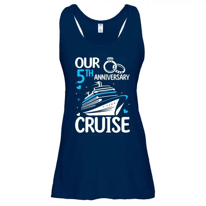 Our 5th Wedding Anniversary Cruise 5 Years Anniversary Ladies Essential Flowy Tank