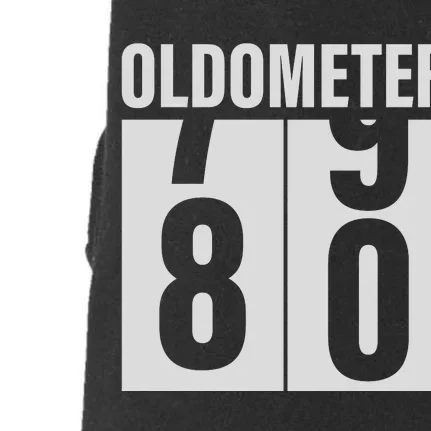 Oldometer 60 Years Doggie 3-End Fleece Hoodie