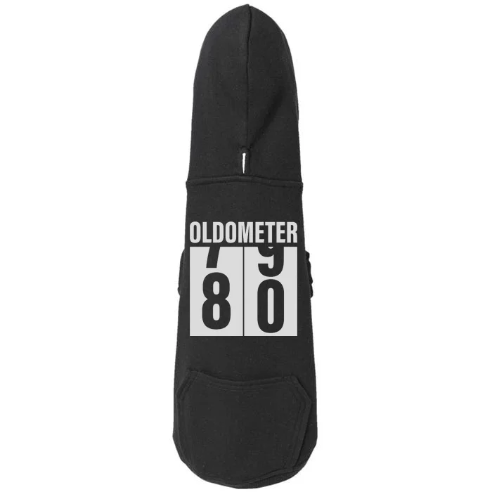 Oldometer 60 Years Doggie 3-End Fleece Hoodie