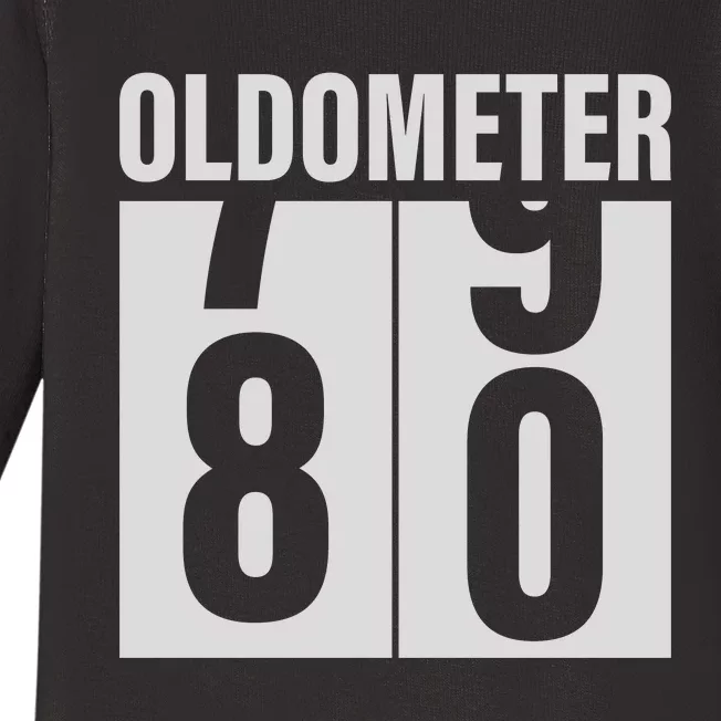 Oldometer 60 Years Baby Long Sleeve Bodysuit