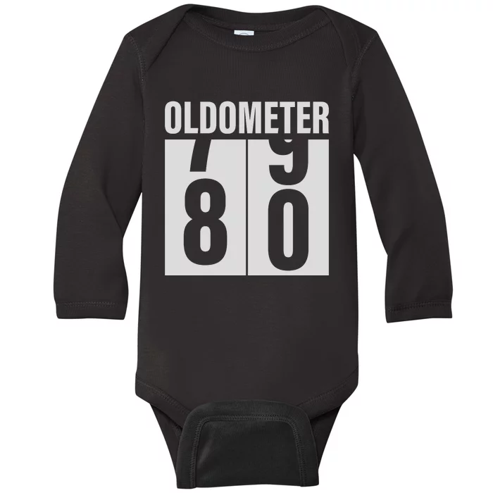 Oldometer 60 Years Baby Long Sleeve Bodysuit