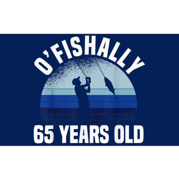 Ofishally 65 Years Old Fisherman 65th Birthday Fishing Bumper Sticker