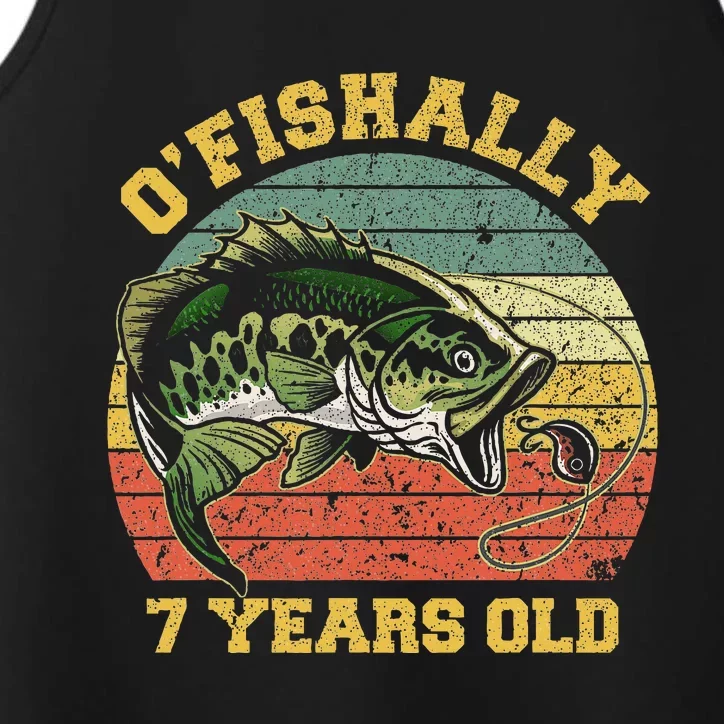 OFishally 7 Years Old Fishing Birthday Theme Party 7th Performance Tank