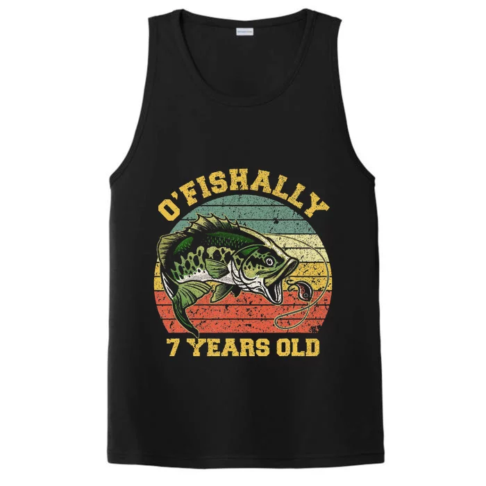 OFishally 7 Years Old Fishing Birthday Theme Party 7th Performance Tank