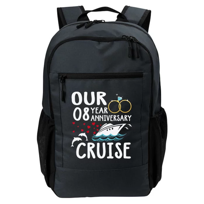 Our 8 Year Anniversary Cruise Trip Wedding Marriage Couple Daily Commute Backpack