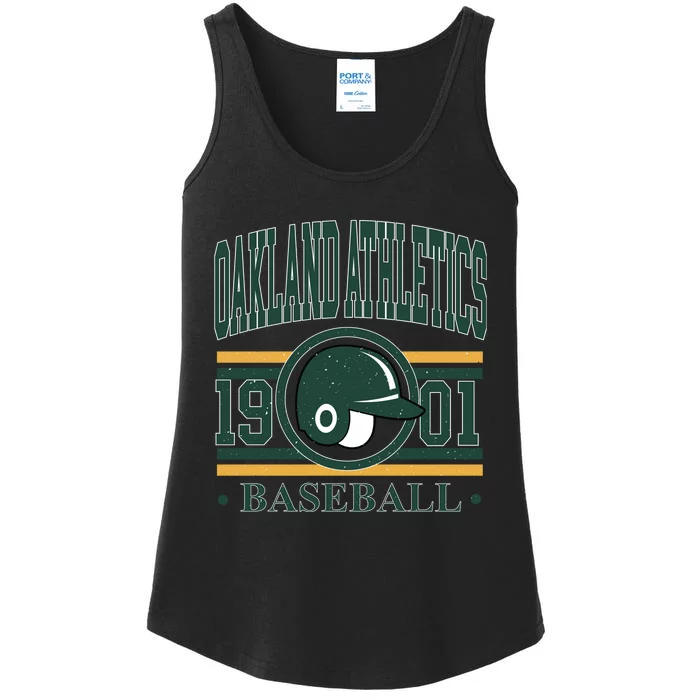 Oakland Athletic 1901 Baseball Team Supporter Ladies Essential Tank