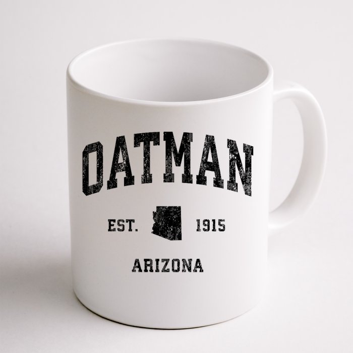 Oatman Arizona Az Vintage Established Athletic Sports Design Front & Back Coffee Mug