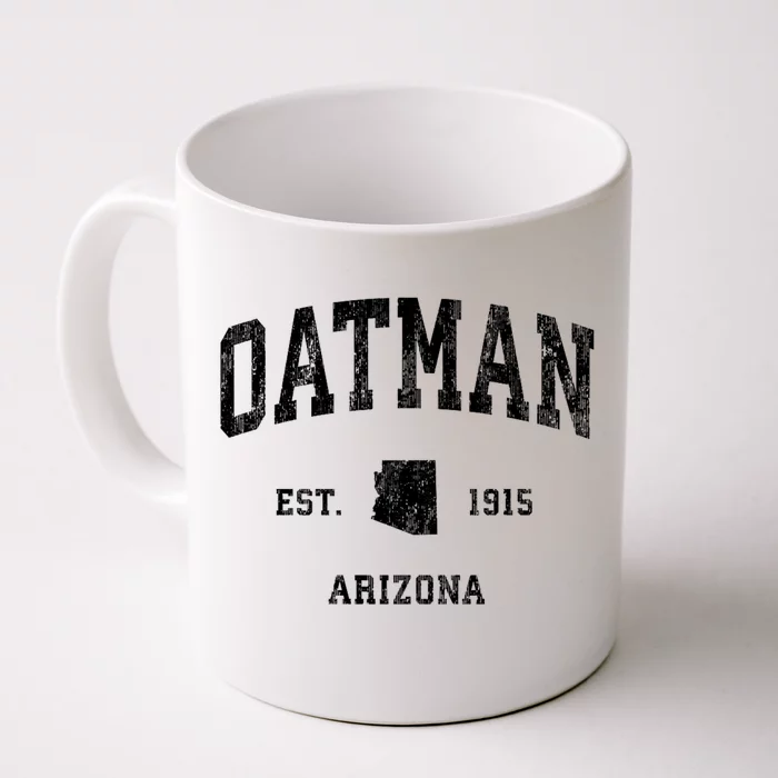 Oatman Arizona Az Vintage Established Athletic Sports Design Front & Back Coffee Mug