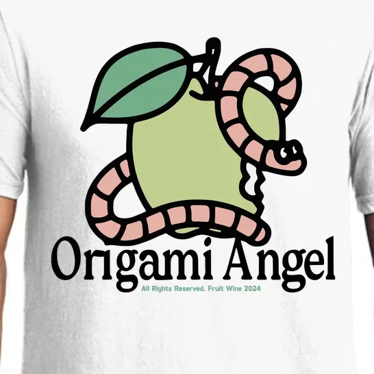 Origami Angel Apple Worm Pajama Set