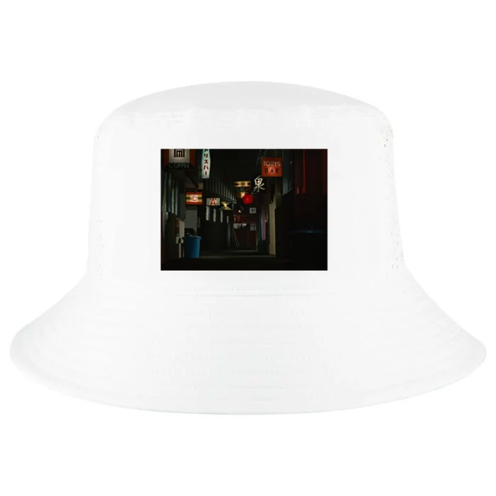 Ozu An Autumn Afternoon Street (Night) Cool Comfort Performance Bucket Hat