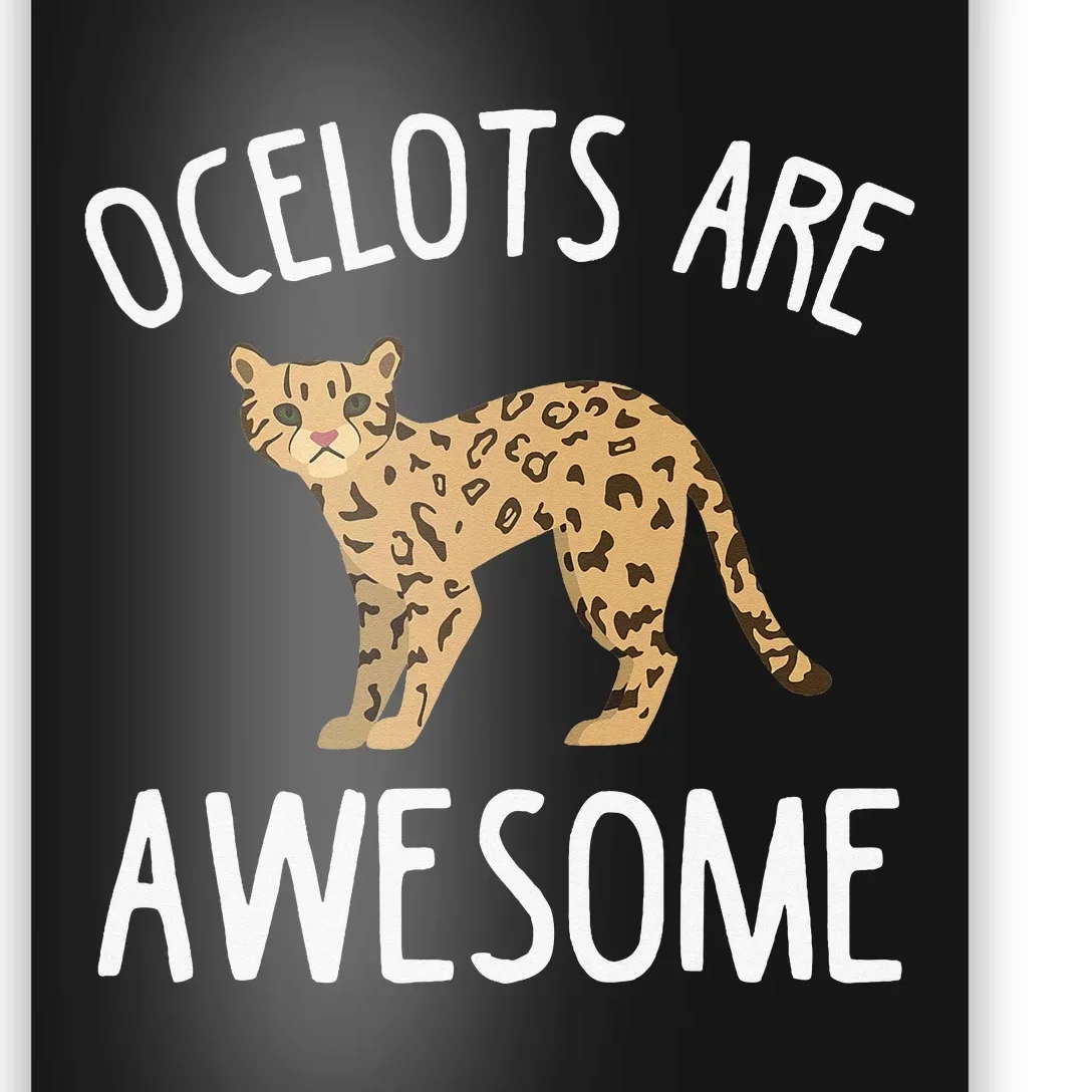 Ocelot Apparel Amazing Funny Ocelots Cat Lover Design Poster