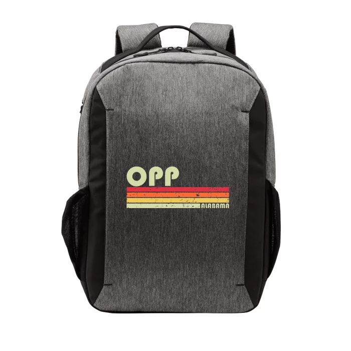 Opp Al Alabama Funny City Home Roots Gift Retro 70s 80s Vector Backpack