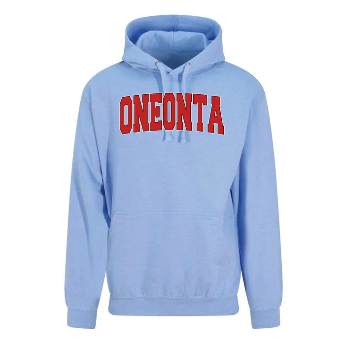 Oneonta Al Alabama Varsity Style Usa Vintage Sports Gift Unisex Surf Hoodie