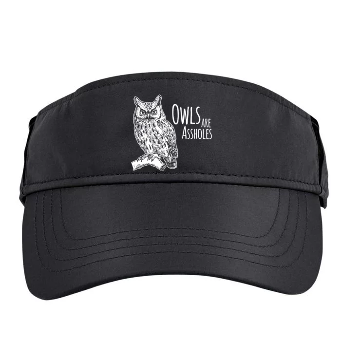 Owls Are Assholes Adult Drive Performance Visor