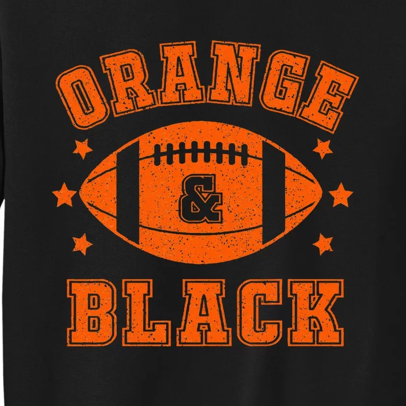 Orange And Black School Spirit Sweatshirt