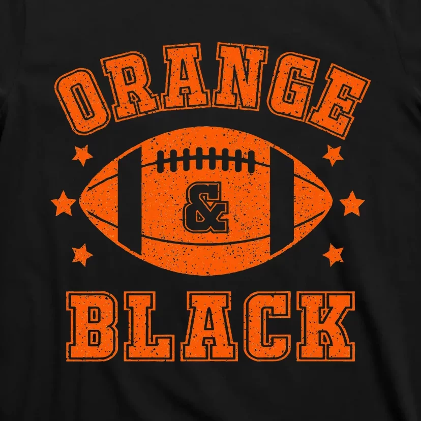 Orange And Black School Spirit T-Shirt