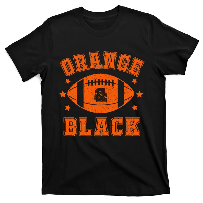 Orange And Black School Spirit T-Shirt