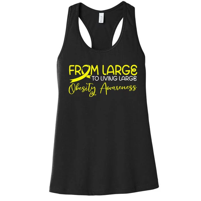 Obesity Awareness Beat Obesity Women's Racerback Tank