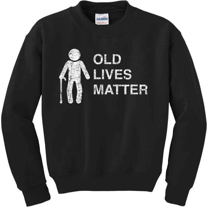 Old Age Birthday, Funny 30th 40th 50th 60th 70th 80th Kids Sweatshirt