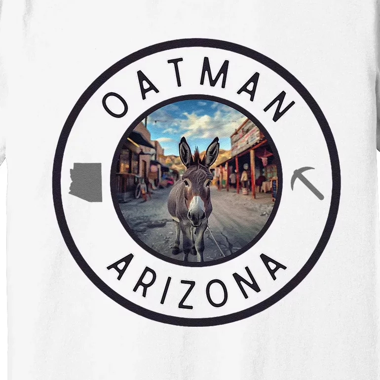 Oatman Arizona Burro In Town Premium T-Shirt