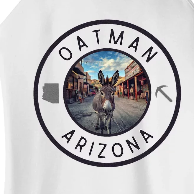 Oatman Arizona Burro In Town Women’s Perfect Tri Rocker Tank