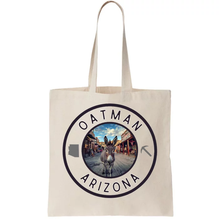 Oatman Arizona Burro In Town Tote Bag