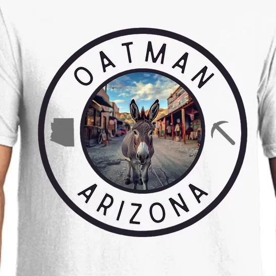 Oatman Arizona Burro In Town Pajama Set