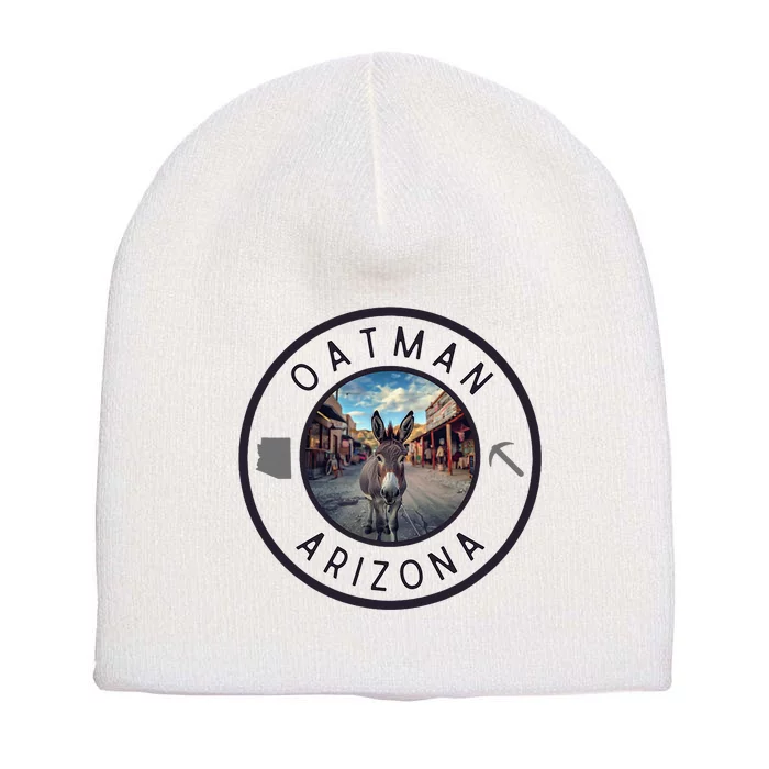 Oatman Arizona Burro In Town Short Acrylic Beanie