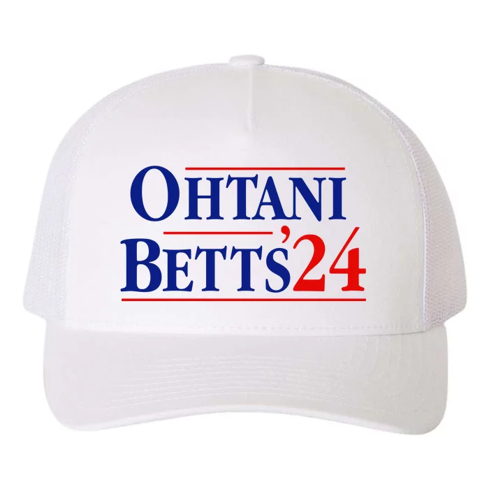 Ohtani And Betts 24 Yupoong Adult 5-Panel Trucker Hat