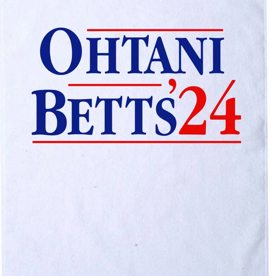 Ohtani And Betts 24 Platinum Collection Golf Towel