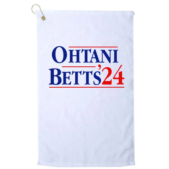 Ohtani And Betts 24 Platinum Collection Golf Towel