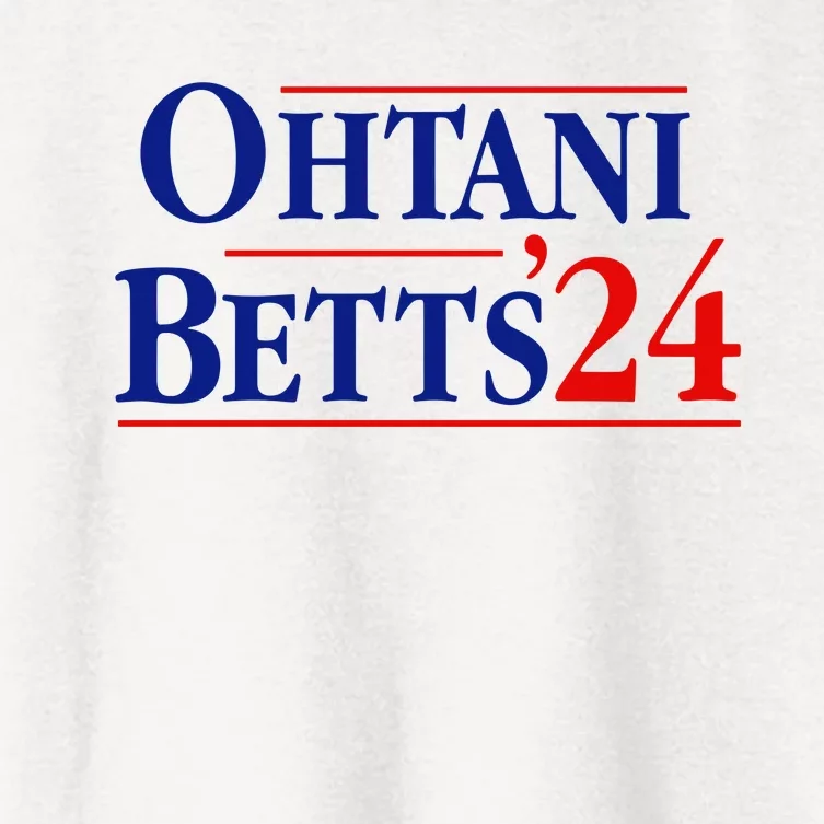 Ohtani And Betts 24 Women's Crop Top Tee