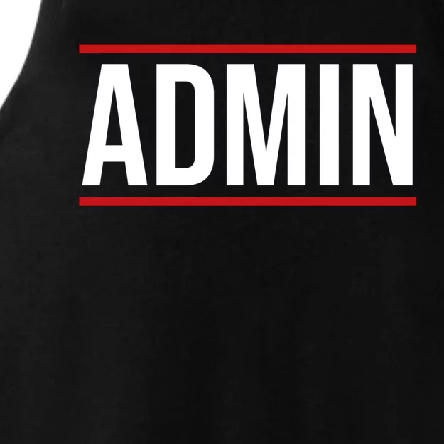 Office Admin Clerk Administrator Administrative Secretary Gift Ladies Tri-Blend Wicking Tank