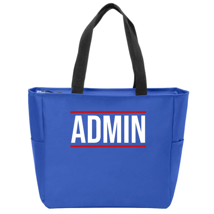 Office Admin Clerk Administrator Administrative Secretary Gift Zip Tote Bag