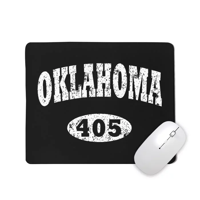 Oklahoma Area Code 405 Ok Mousepad