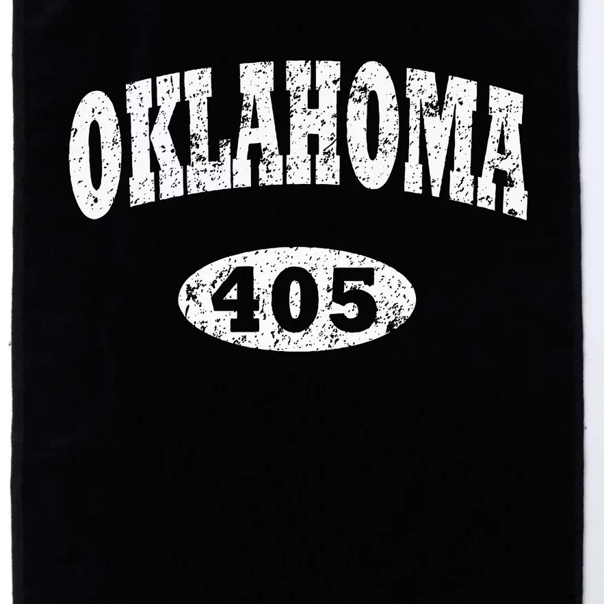 Oklahoma Area Code 405 Ok Platinum Collection Golf Towel