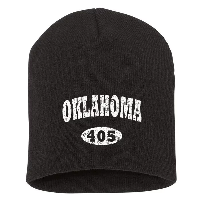 Oklahoma Area Code 405 Ok Short Acrylic Beanie