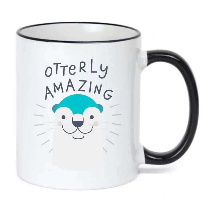 Otterly Amazing Cute Funny Black Color Changing Mug