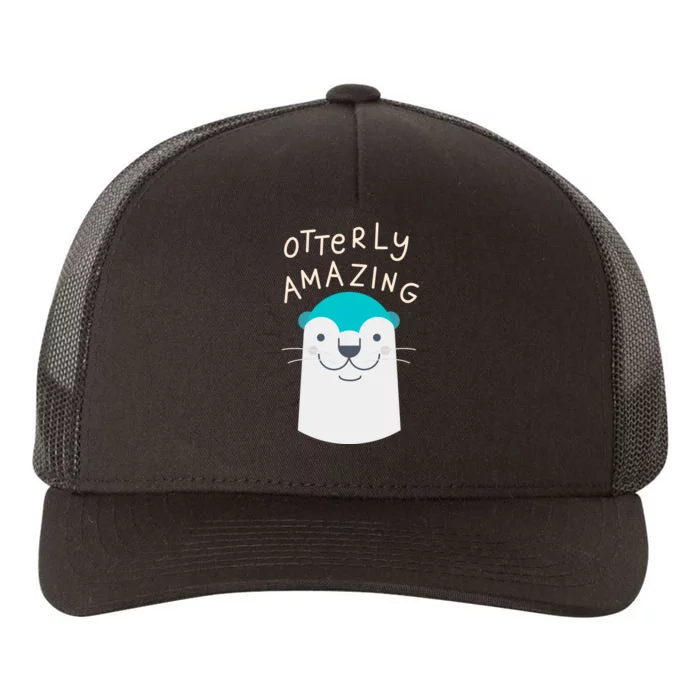 Otterly Amazing Cute Funny Yupoong Adult 5-Panel Trucker Hat