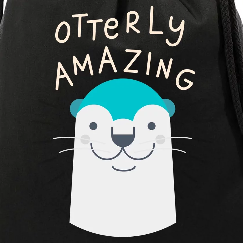 Otterly Amazing Cute Funny Drawstring Bag