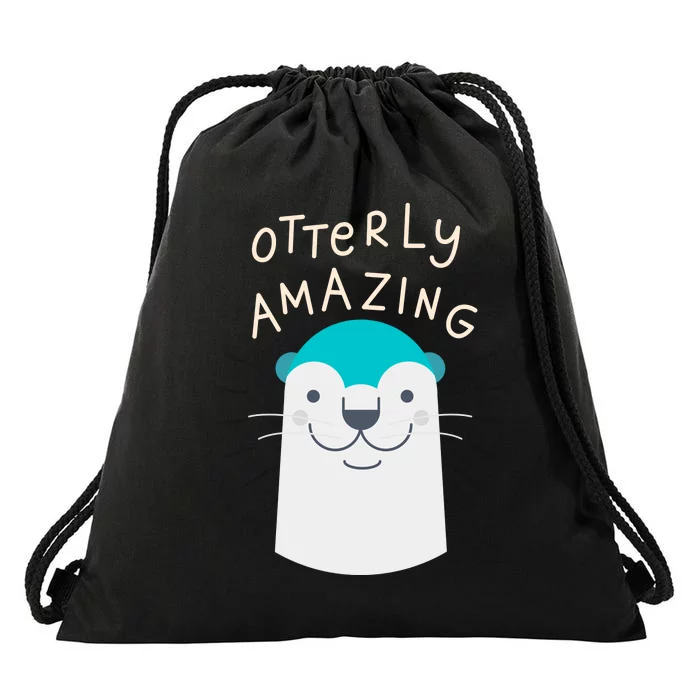 Otterly Amazing Cute Funny Drawstring Bag