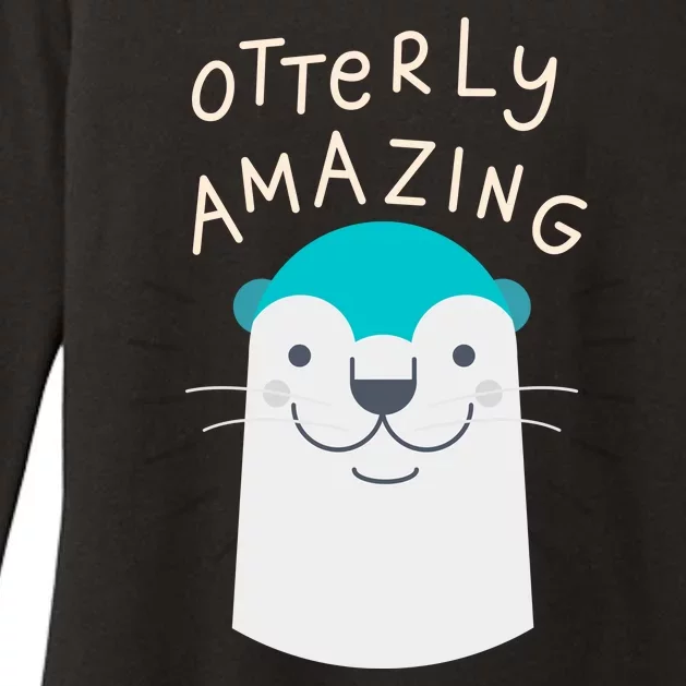 Otterly Amazing Cute Funny Womens CVC Long Sleeve Shirt