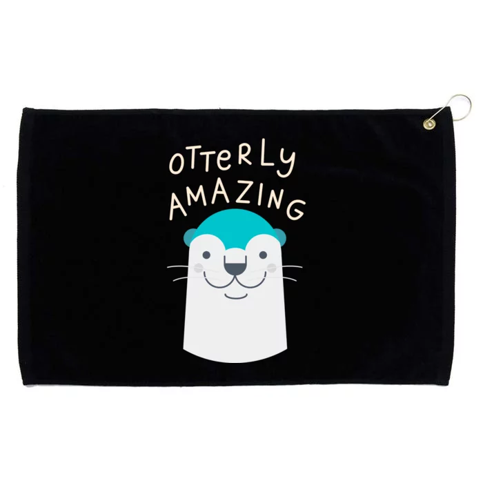 Otterly Amazing Cute Funny Grommeted Golf Towel