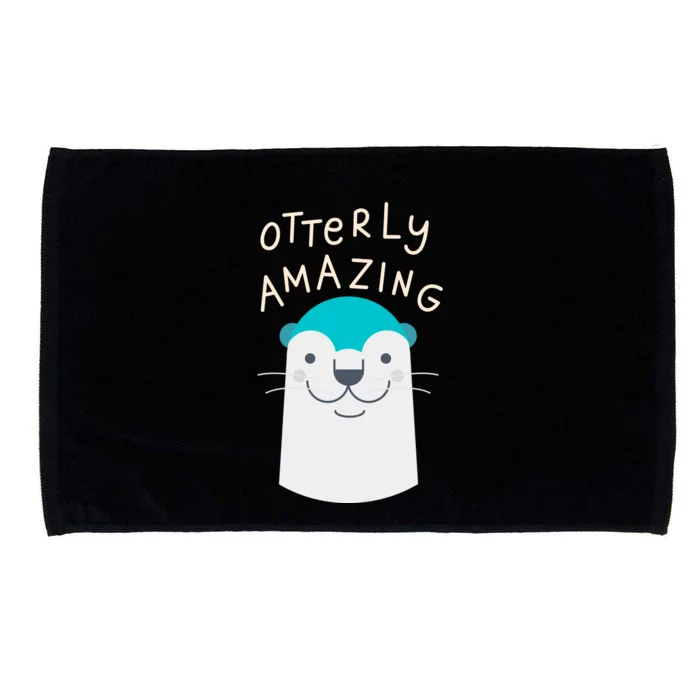 Otterly Amazing Cute Funny Microfiber Hand Towel