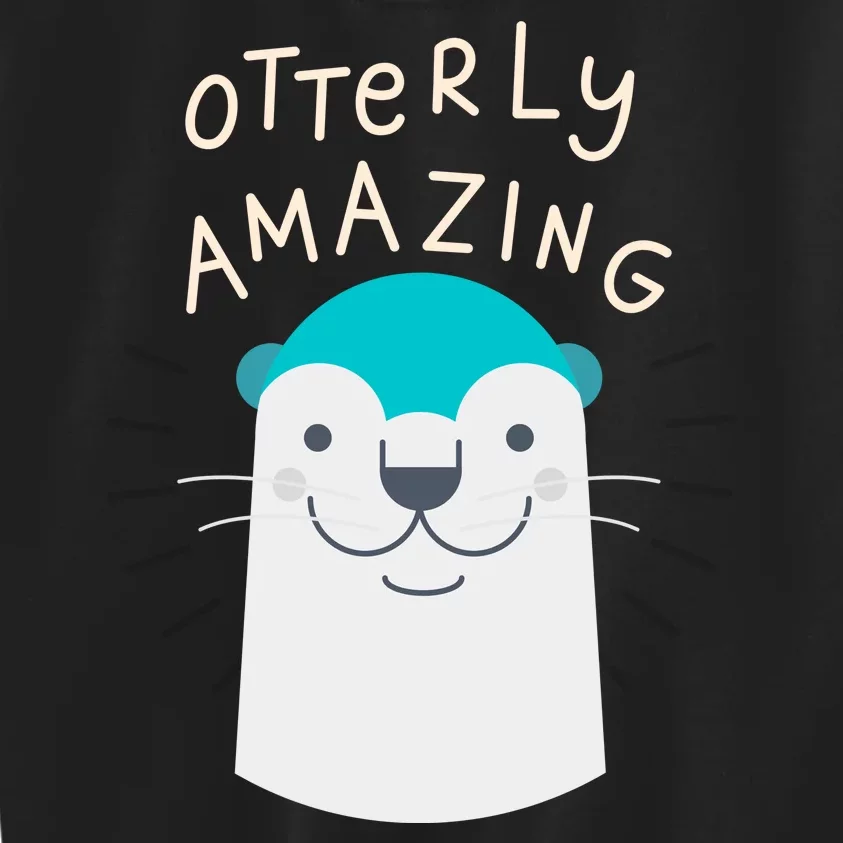 Otterly Amazing Cute Funny Kids Sweatshirt