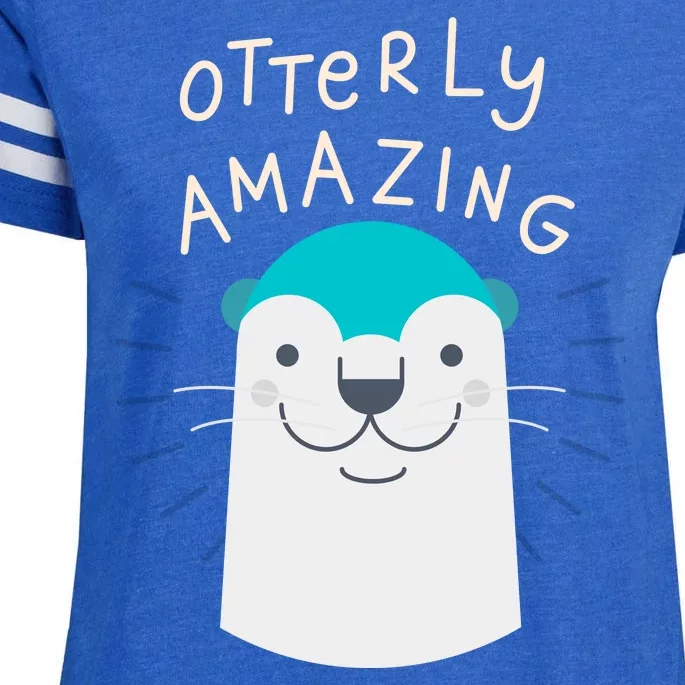 Otterly Amazing Cute Funny Enza Ladies Jersey Football T-Shirt