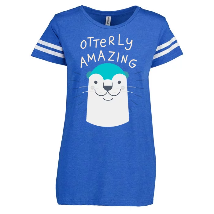 Otterly Amazing Cute Funny Enza Ladies Jersey Football T-Shirt